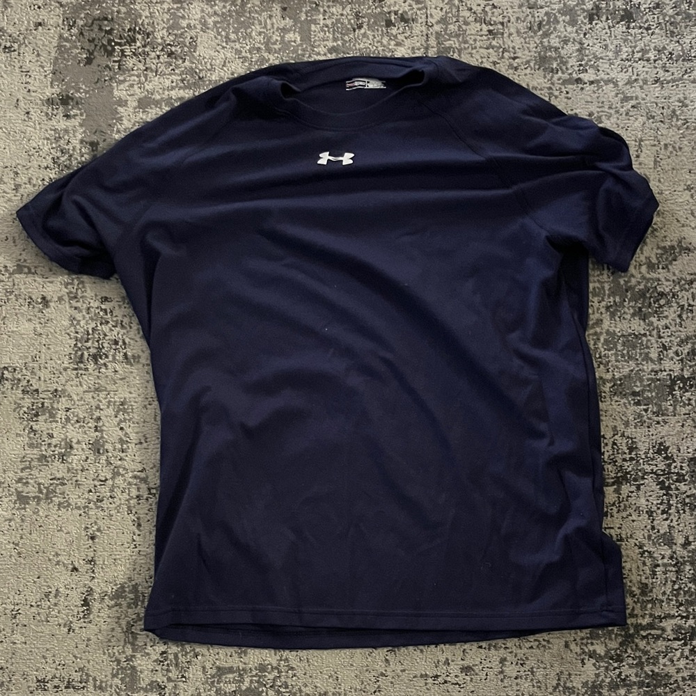 Under Armour Men's Dark Blue Short Sleeve Tee